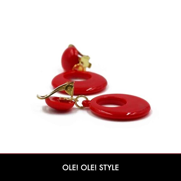 Spanish Hair Comb Small Peineta Flamenco Earrings Cultural Accessory main image 5